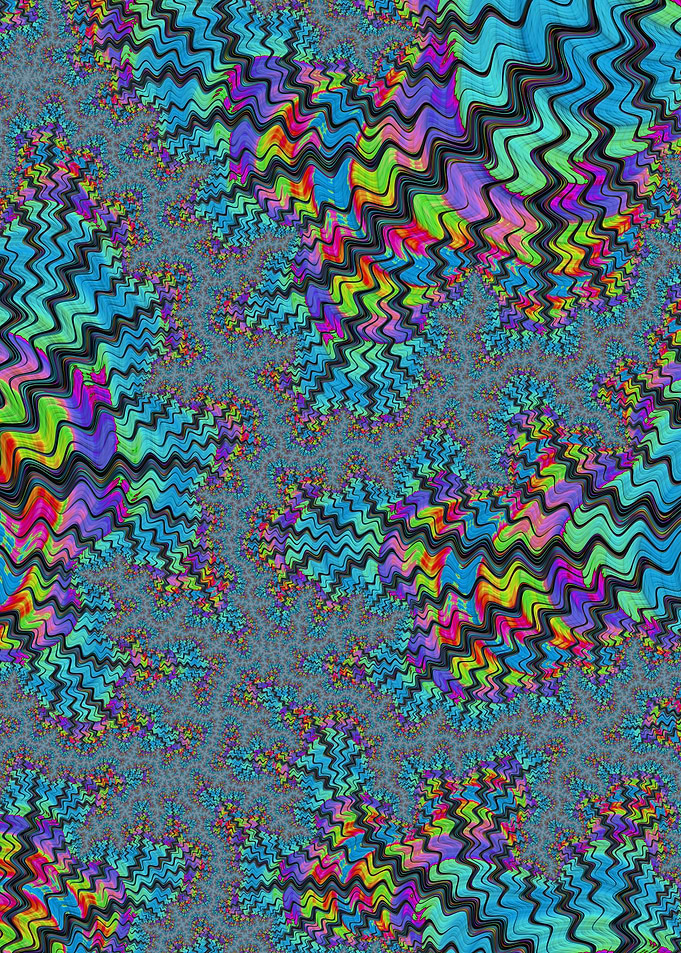 Jewel Tone Fractal Art