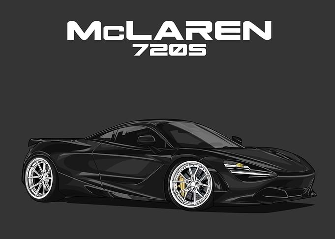 mclaren 720s black