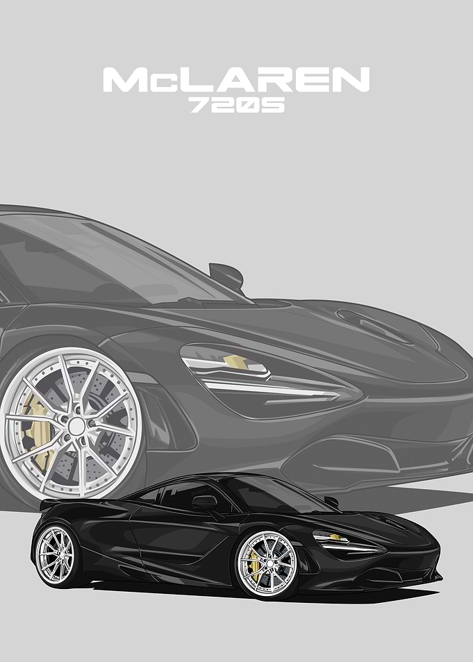 mclaren 720s black