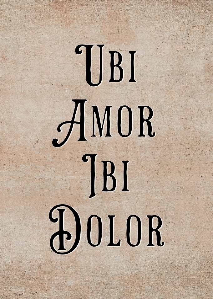 Latin Quote Love And Pain