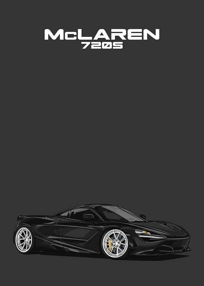 mclaren 720s black