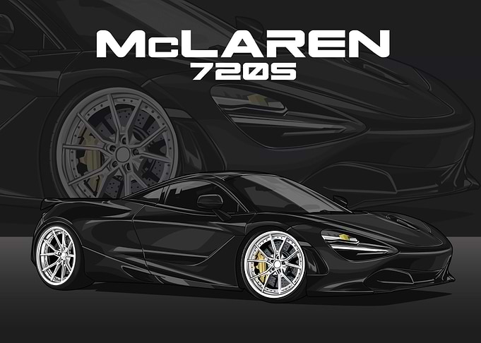 mclaren 720s black