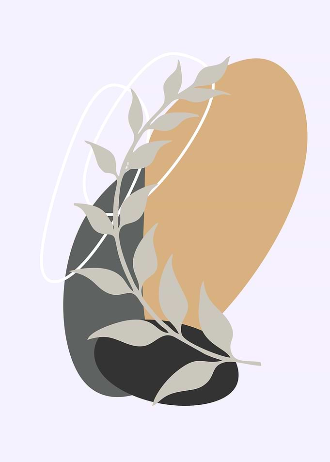 soft leaf abstract