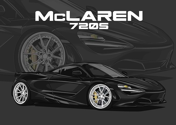 mclaren 720s black