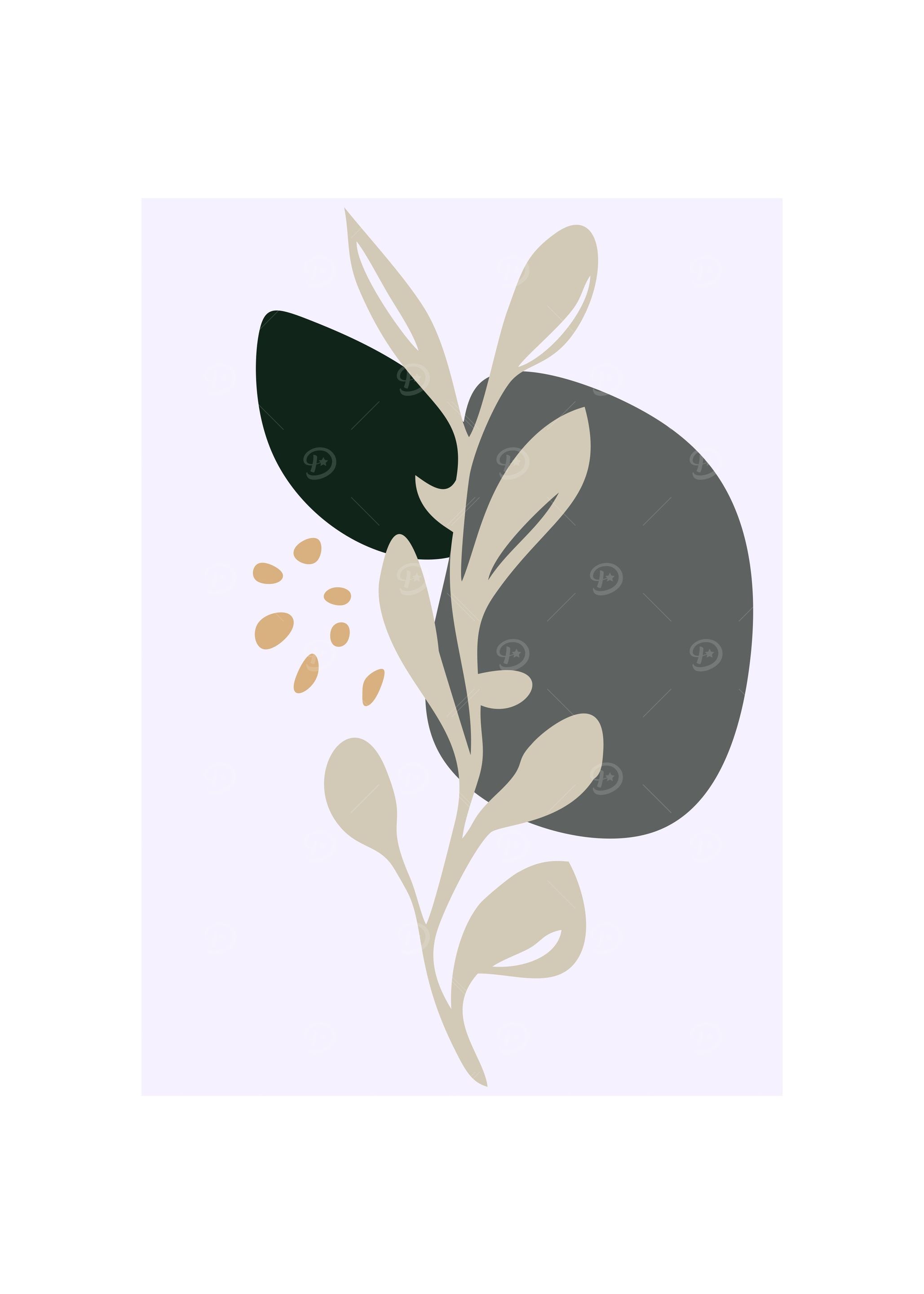 soft leaf abstract