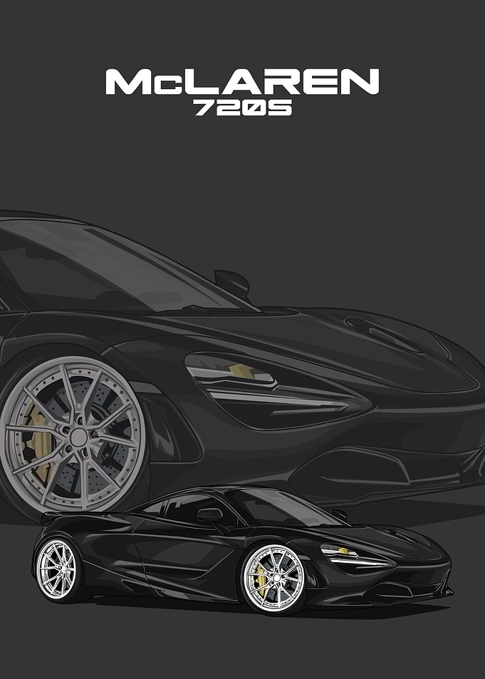mclaren 720s black