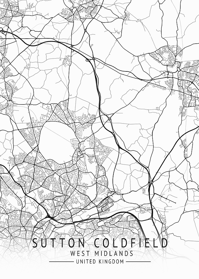 Sutton UK City Map