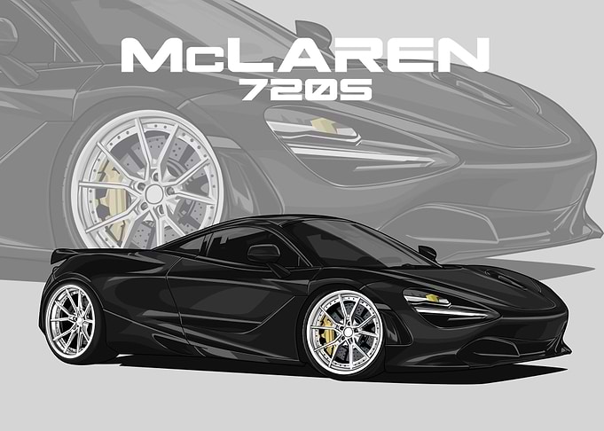 mclaren 720s black