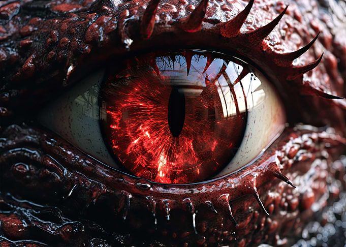 Lava Dragon Eye Fantasy