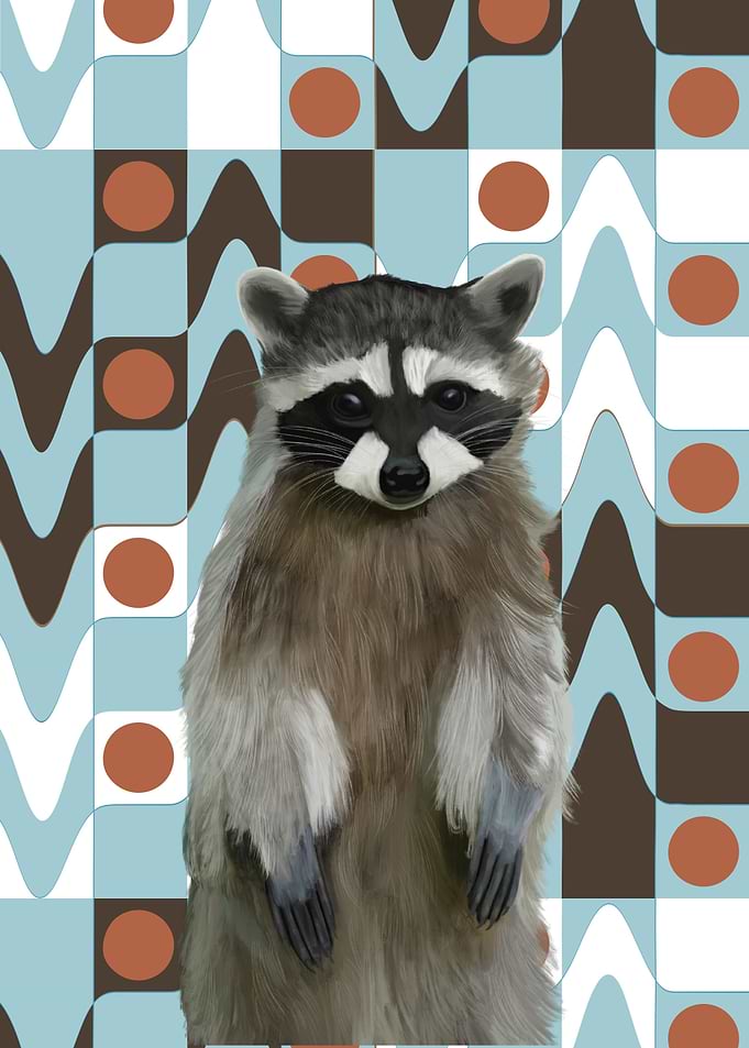 Standing Raccoon