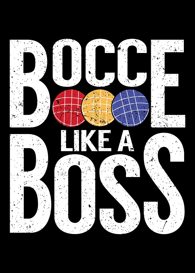 Funny Bocce Ball Player