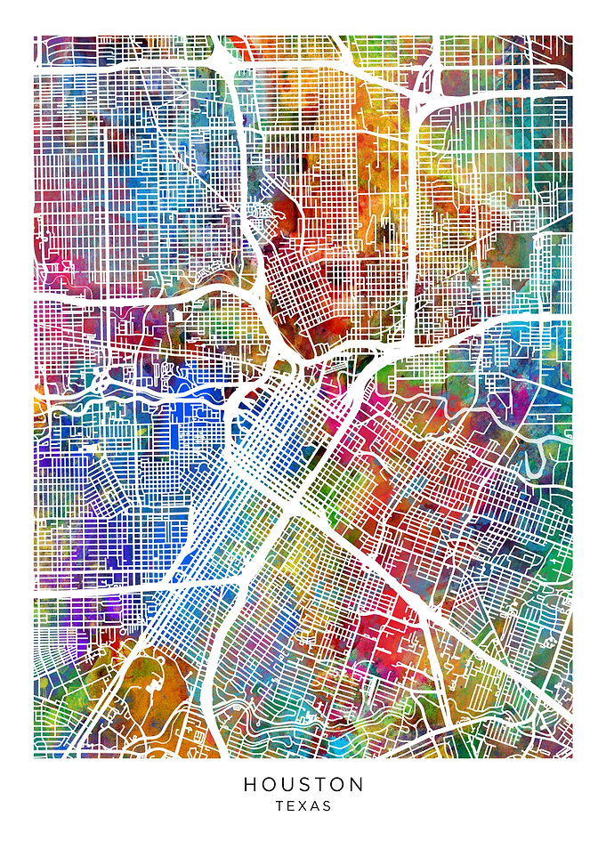Houston Texas Map