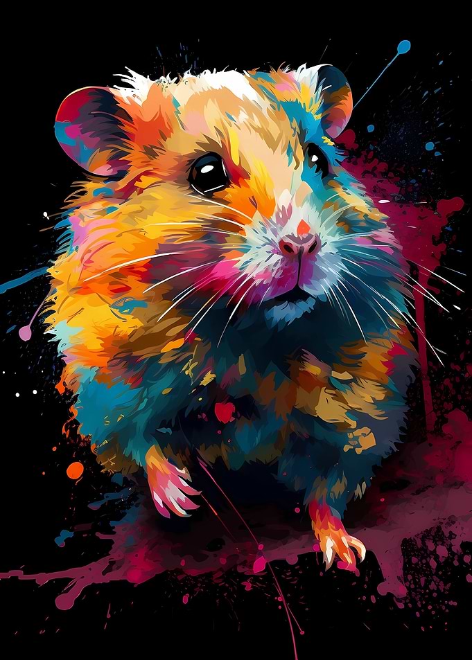 Colorful Hamster