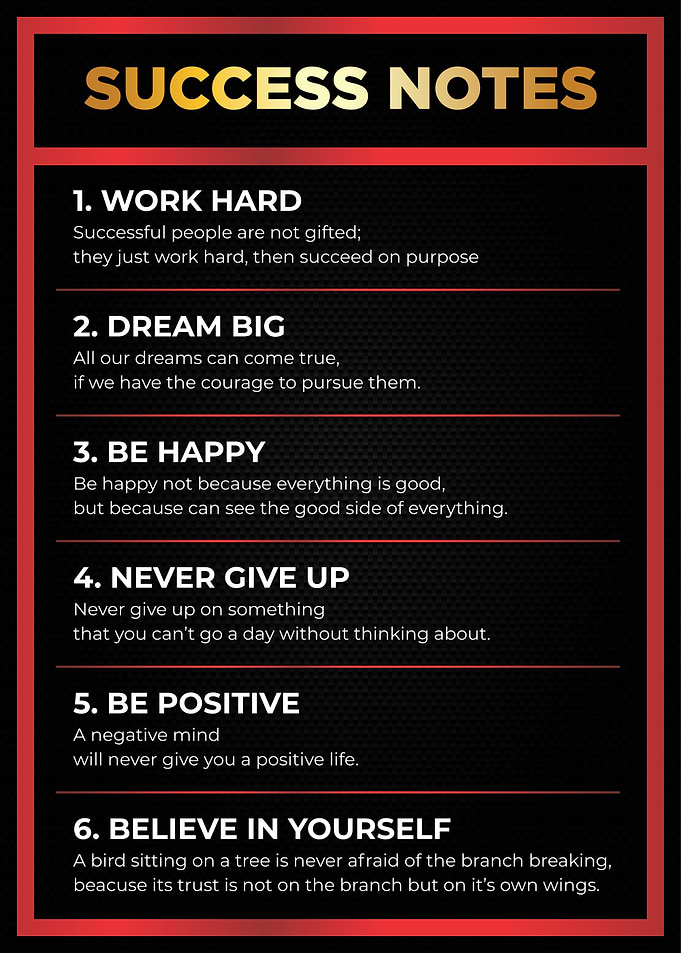 success notes