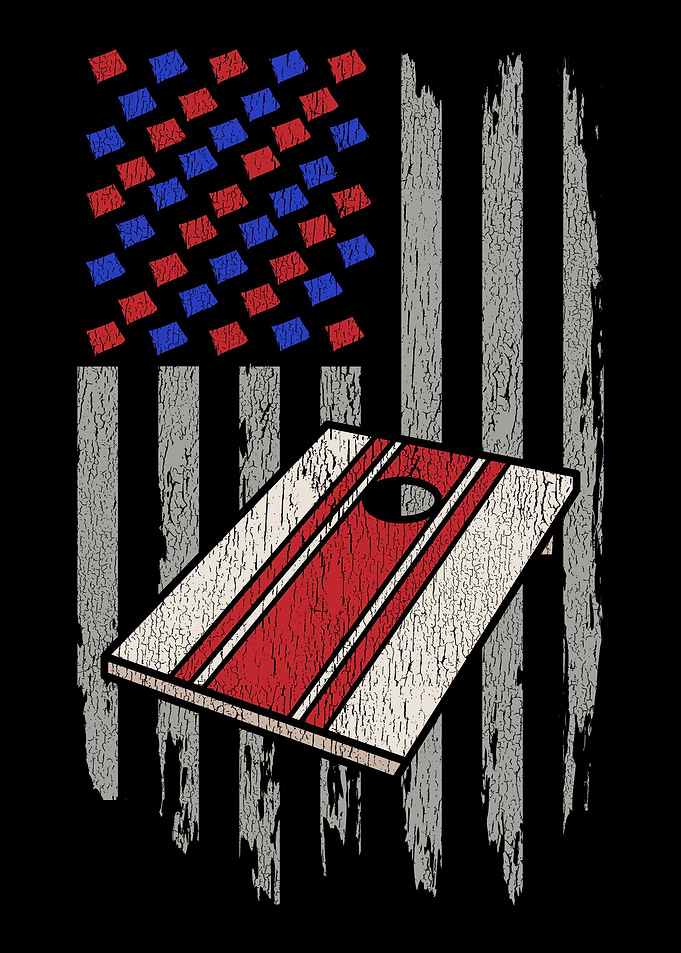 Corn Hole Patriotic