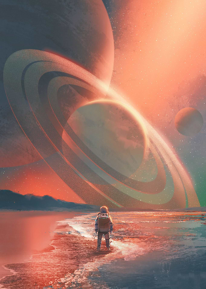 The astronaut