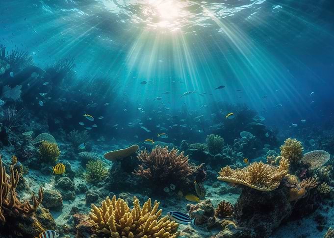 underwater reef fish natur