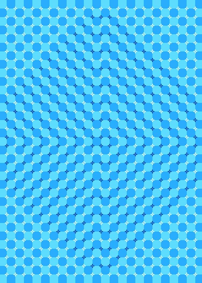 Blue Abstract Illusion
