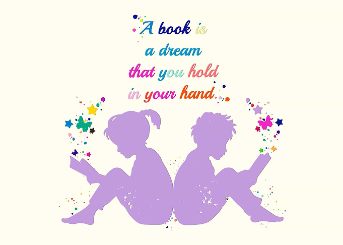 Reader Kids Boy and Girl