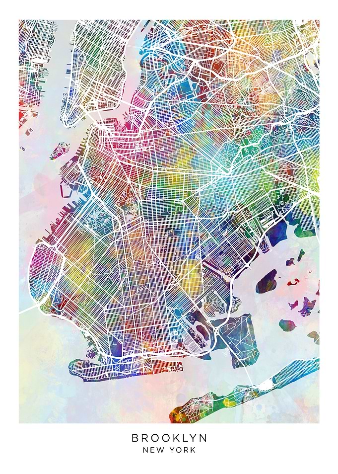 Brooklyn New York Map