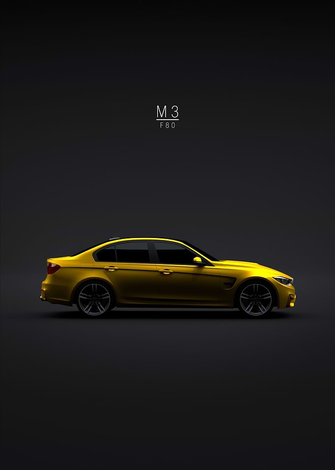 2015 BMW M3 F80 Sedan Gold
