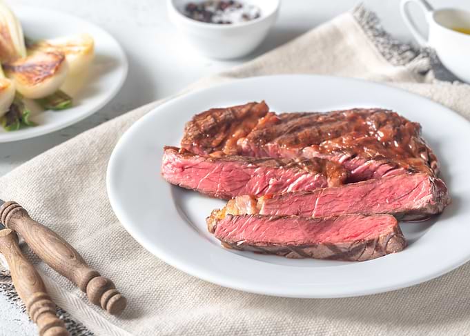 Grilled beef steak