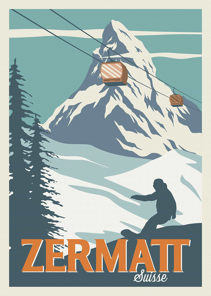 Ski resort winter travel