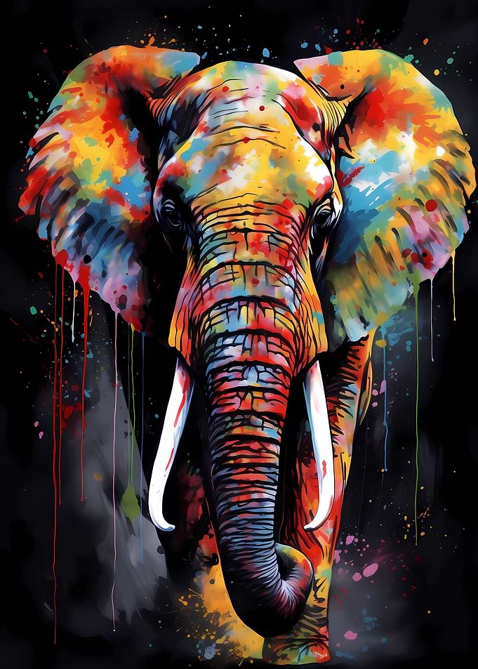 Colorful Elephant
