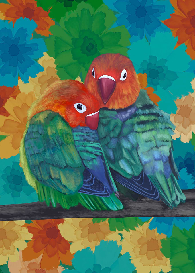 Two Lovebirds