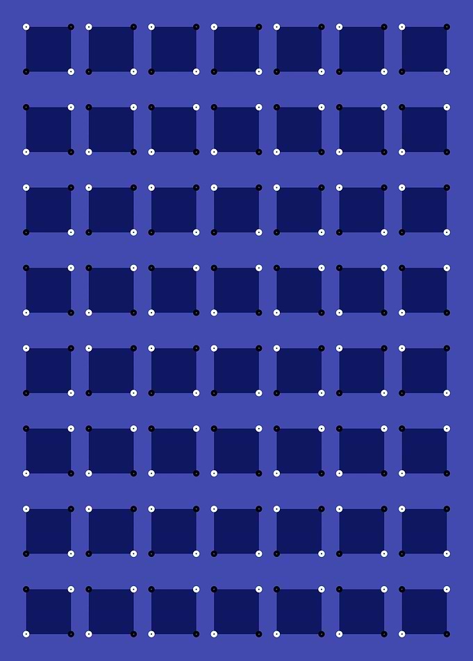 Blue Rectangular Illusion