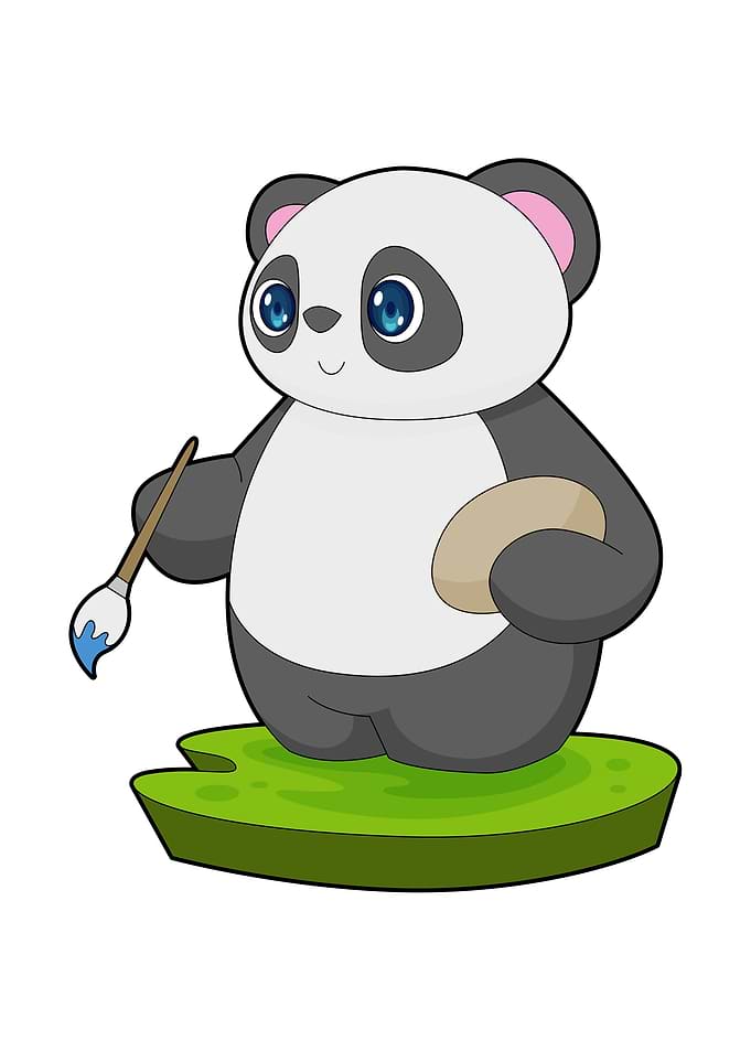 Panda Painter Paint brush