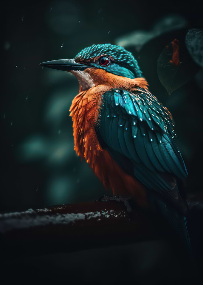 Colorful bird