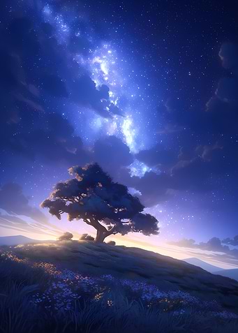 Tree Space Art