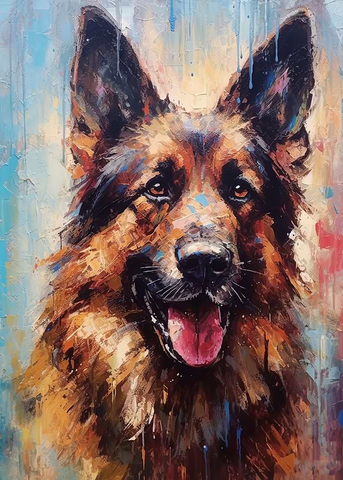 Palette Shepherd painting