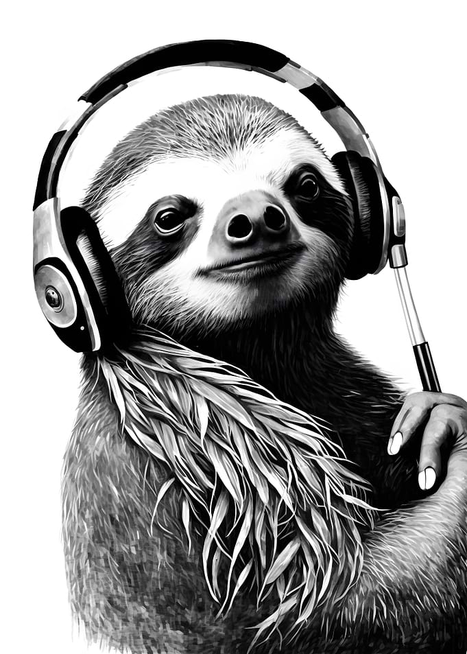Sloth Rhythmic Serenity