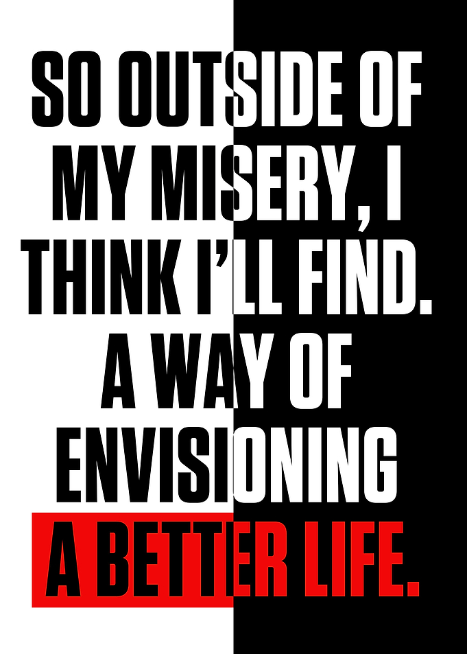 So outside of my misery