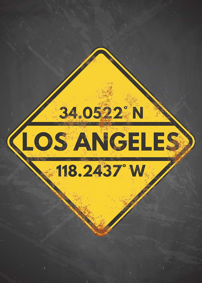Vintage Los Angeles Sign
