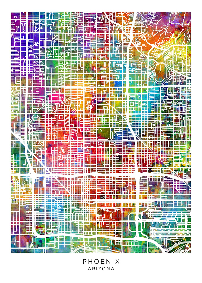 Phoenix Arizona Map