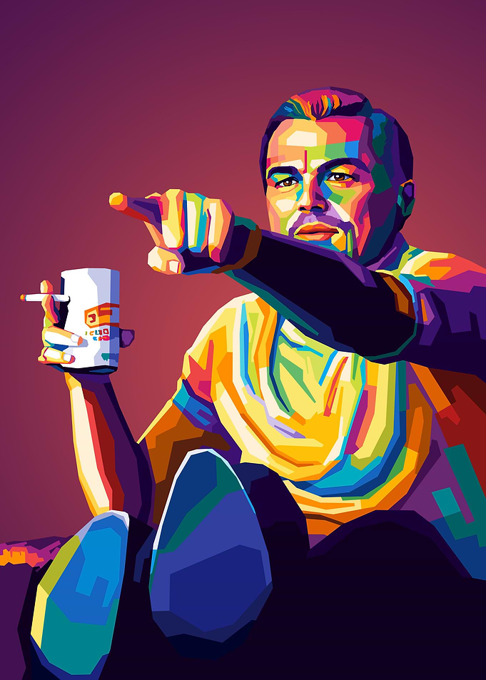 Leo Pointing Meme Pop Art