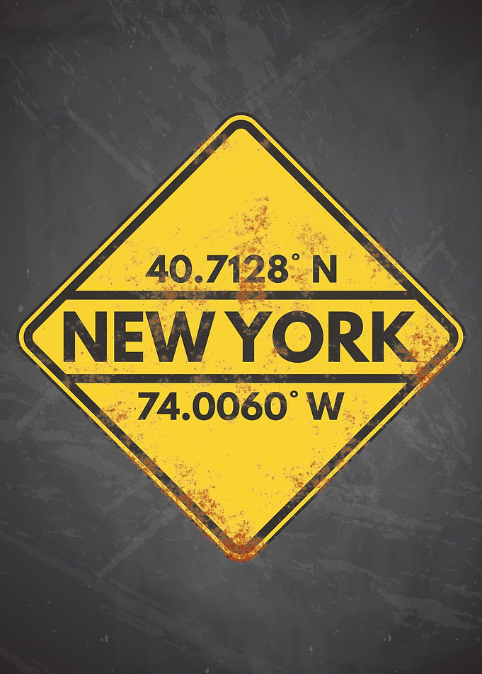 Vintage New York Sign