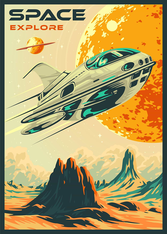 Space Explore Spaceship
