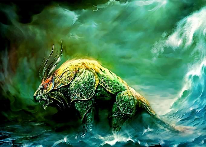 animals mythology in sea
