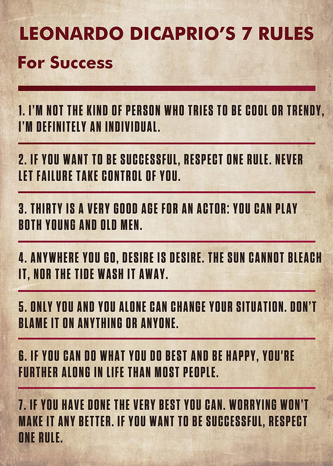 Leonardo DiCaprio Quotes