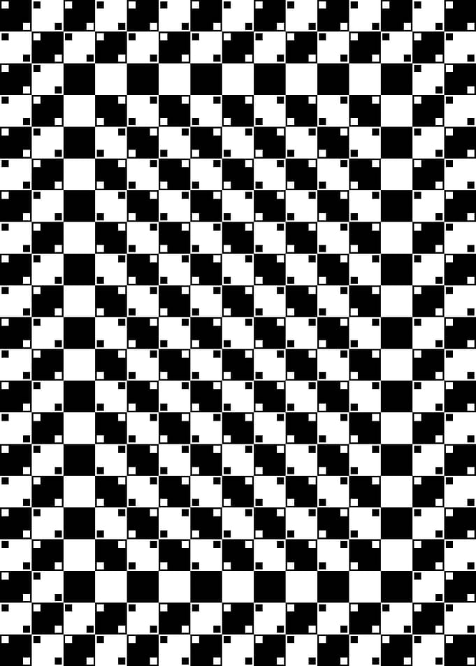 Square Hypnotic Illusion