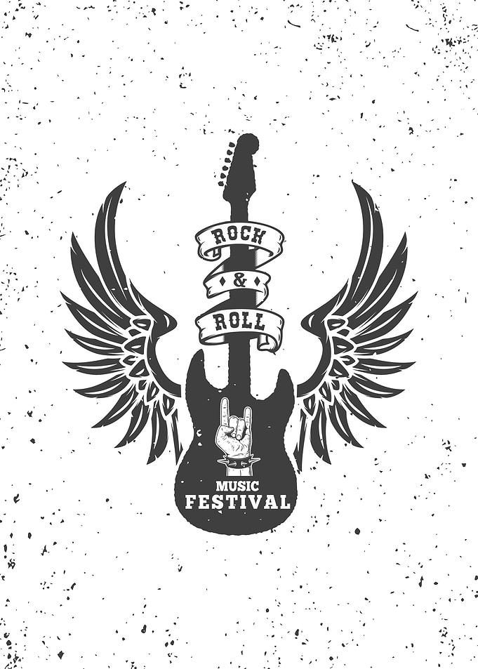 Guitar with wings