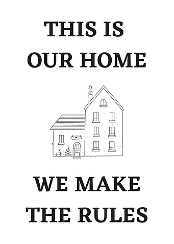 We make the rules Poster
