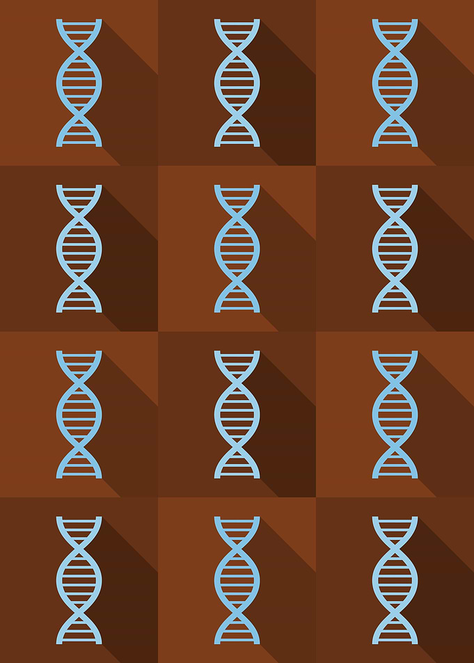 DNA Science Icons Pop Art