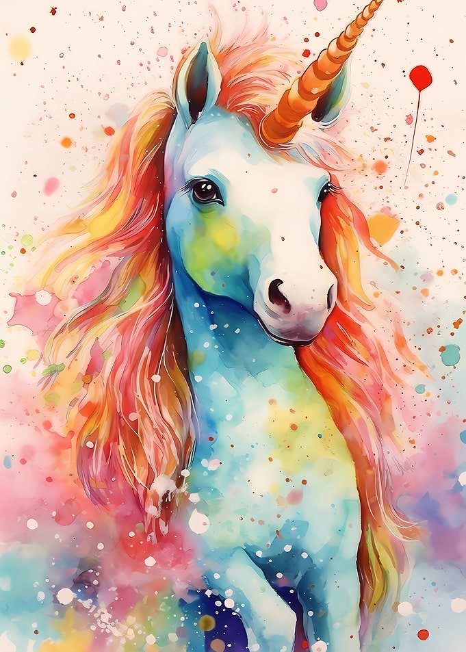 Unicorn Watercolor