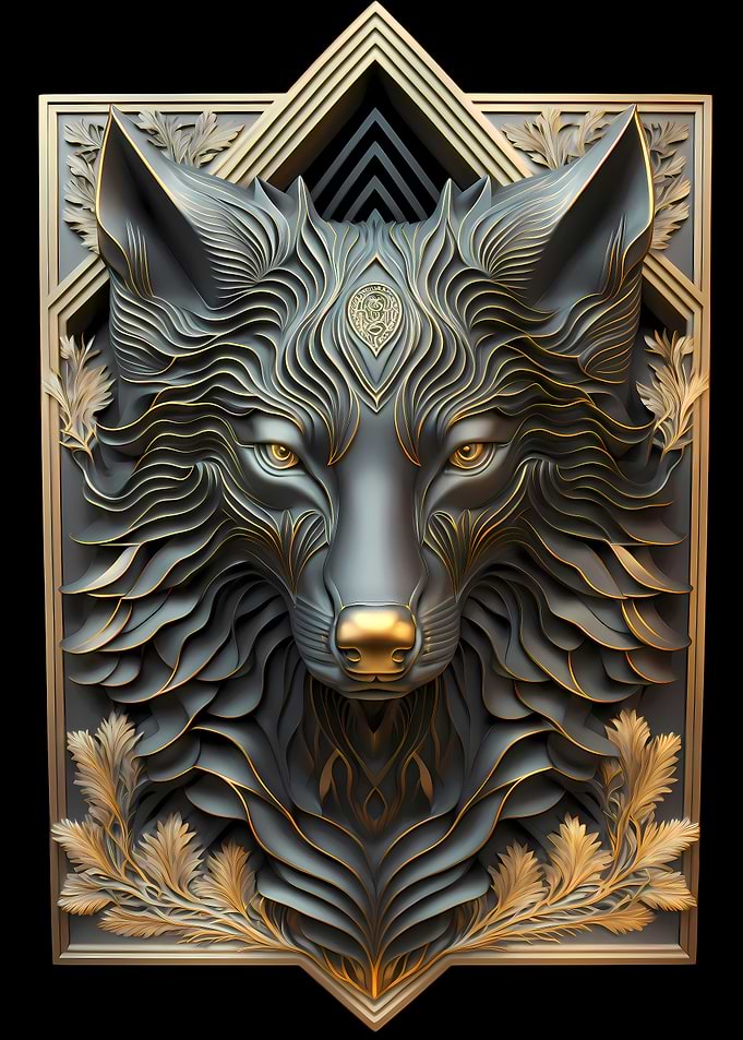 Legendary Golden Wolf