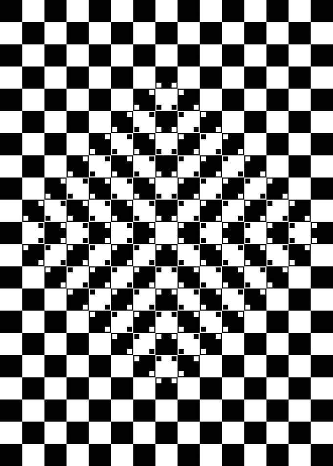 Square Hypnotic Illusion